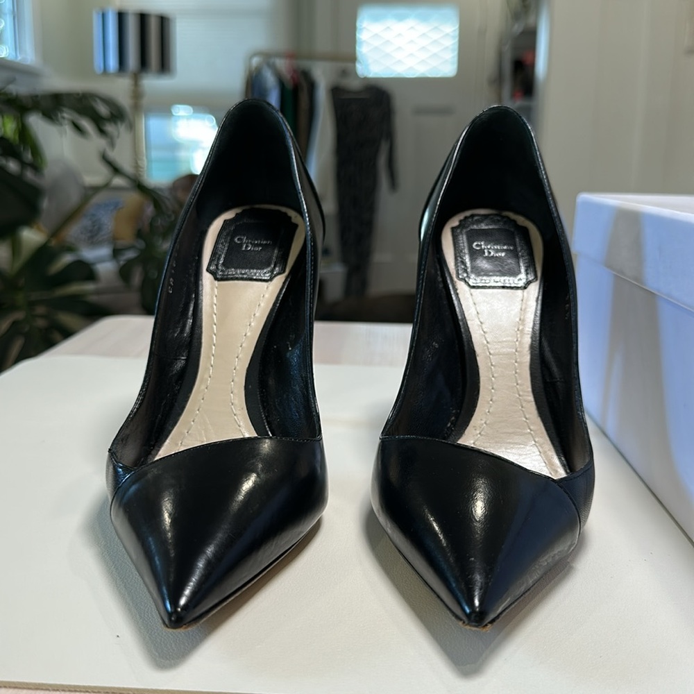 Dior Black Pointed Toe Heels (Dior Songe Pump 10cm) - Picture 6 of 7
